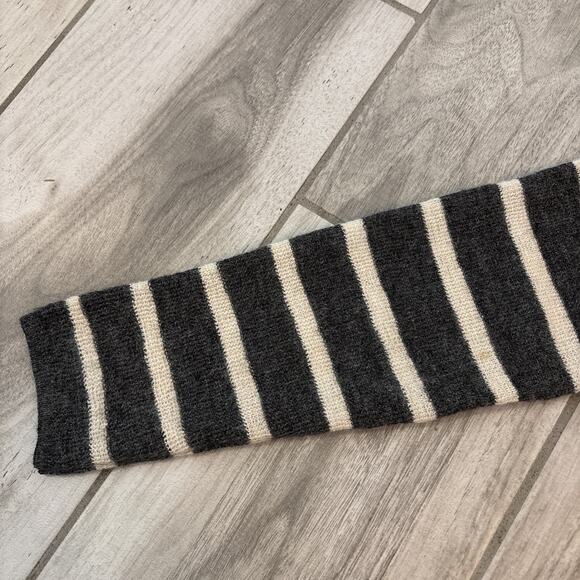 J. CREW Women’s Sz Small 100% Baby Alpaca Shawl-Collar Sweater Striped Sailor - Picture 10 of 11